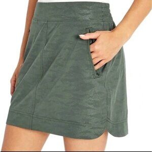 Orvis‎ Skort M Embossed Pull-On Travel Skirt Size M